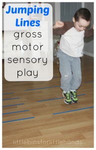 Jumping Lines Proprioceptive Gross Motor Play