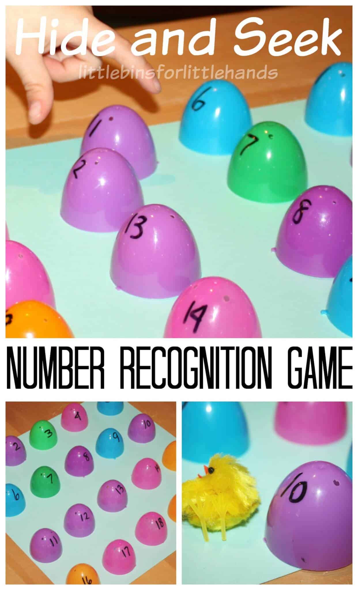 Number Recognition Game Spring Early Learning Math