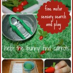 bunny carrot sensory search and fine motor play activity