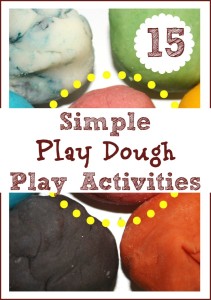 15 Simple PLay Dough Ideas