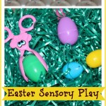 Easter Letter Recognition Sensory Play