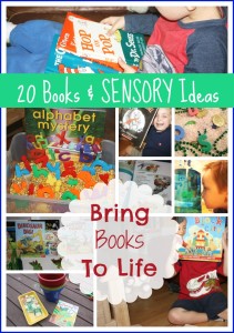 20 Books and Sensory Play Ideas