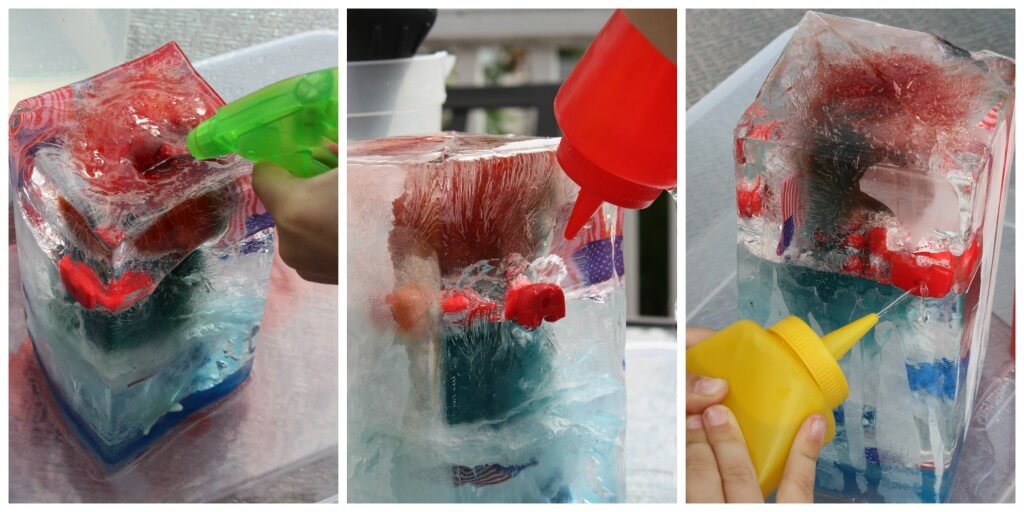 4th Of July Summer Science Ice Melt Tools