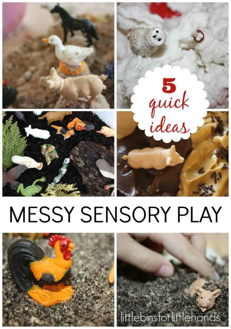 5 Simple Messy Play Ideas