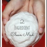 Messy Sensory Play Experiment Clean Mud Ball