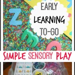 early learning sensory play to go