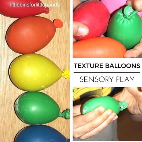 Sensory Balloons For Tactile Play