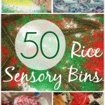 50 Rice Sensory Bin Play Ideas