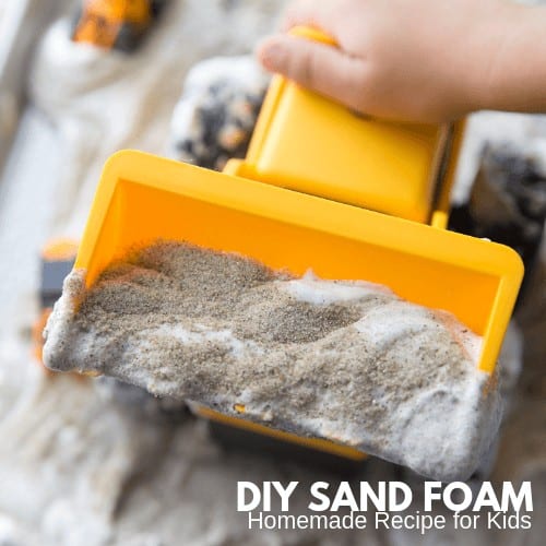 Sand Foam For Sensory Play