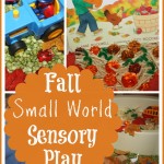 Apples And Pumpkins Fall Small World Sensory Bin Play