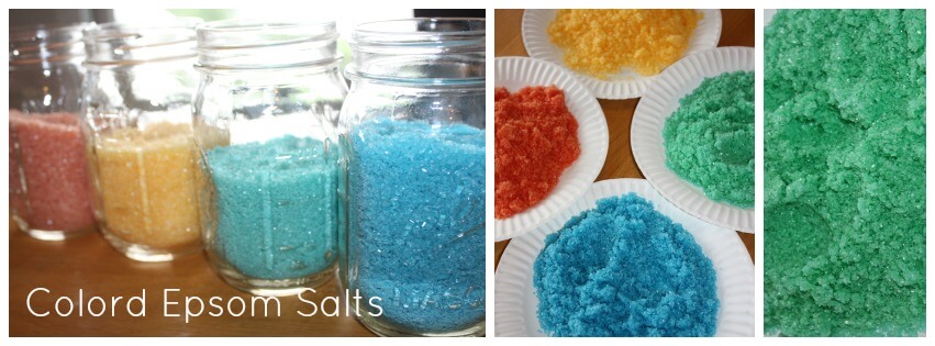 1 recipe for coloring sensory play materials colored epsom salts
