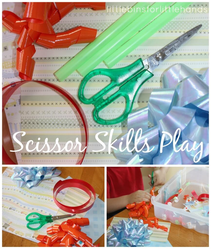 Cutting Practice Scissor Skills Play