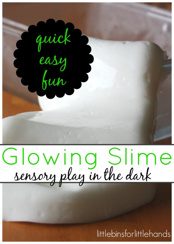 Glowing Slime Quick Easy Fun