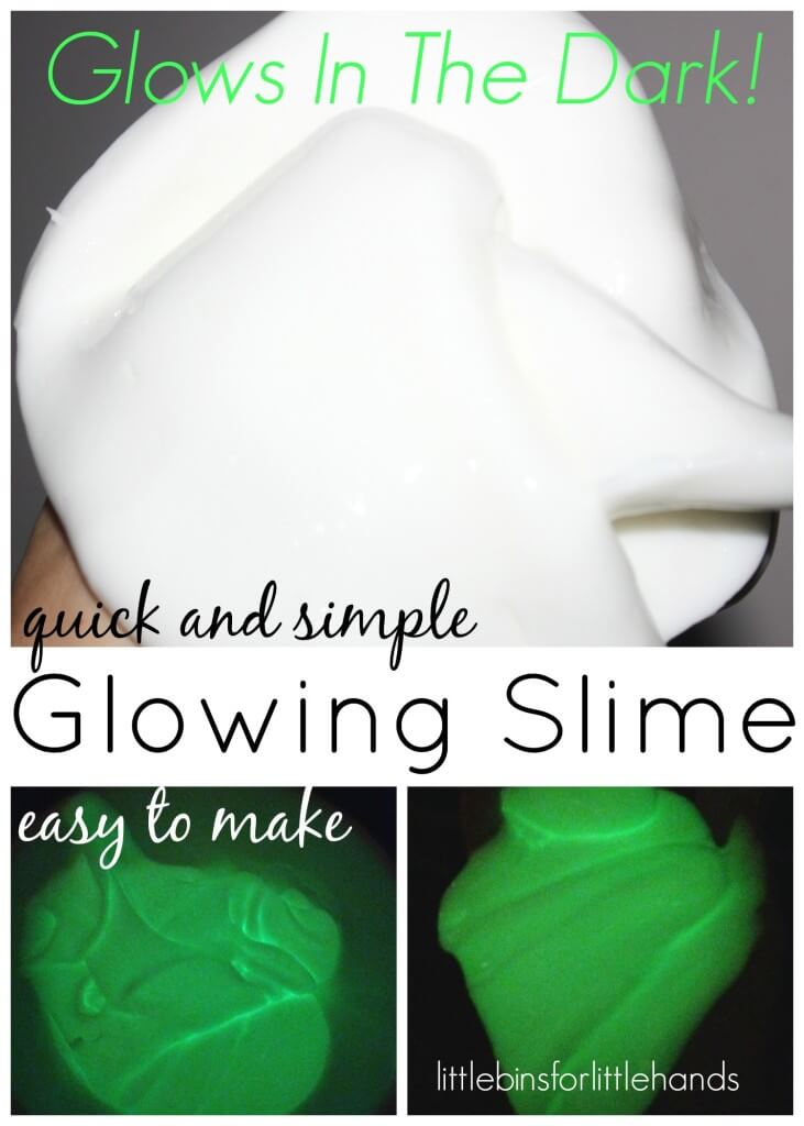 Glowing Slime Quick and Simple Slime Recipe That Glows In the Dark
