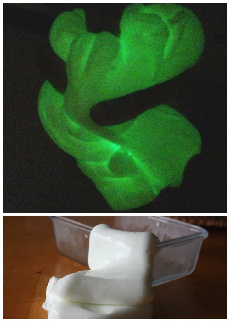 Glowing Slime Squeezing and squishing