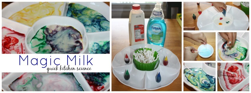 Science activities magic milk quick kitchen science