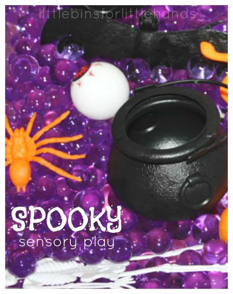 Water Beads Halloween Sensory Play