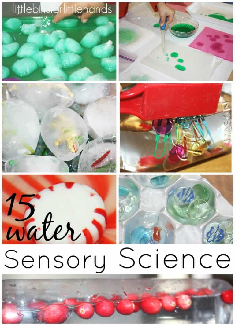 Water Sensory Science Activities for Kids