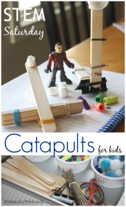 Popsicle Stick Catapults for Kids STEM Activity