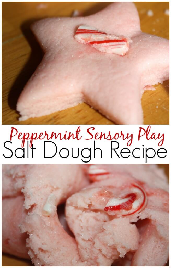 Salt Dough Recipe Peppermint Sensory Play