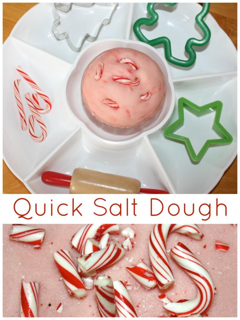 Salt Dough Recipe Set Up Activity Tray