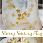 Star Confetti Slime Sensory Play