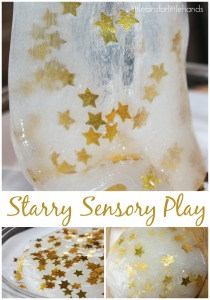 Star Confetti Slime Sensory Play