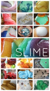Starch Slime Homemade Slime recipe Sensory Play holidays
