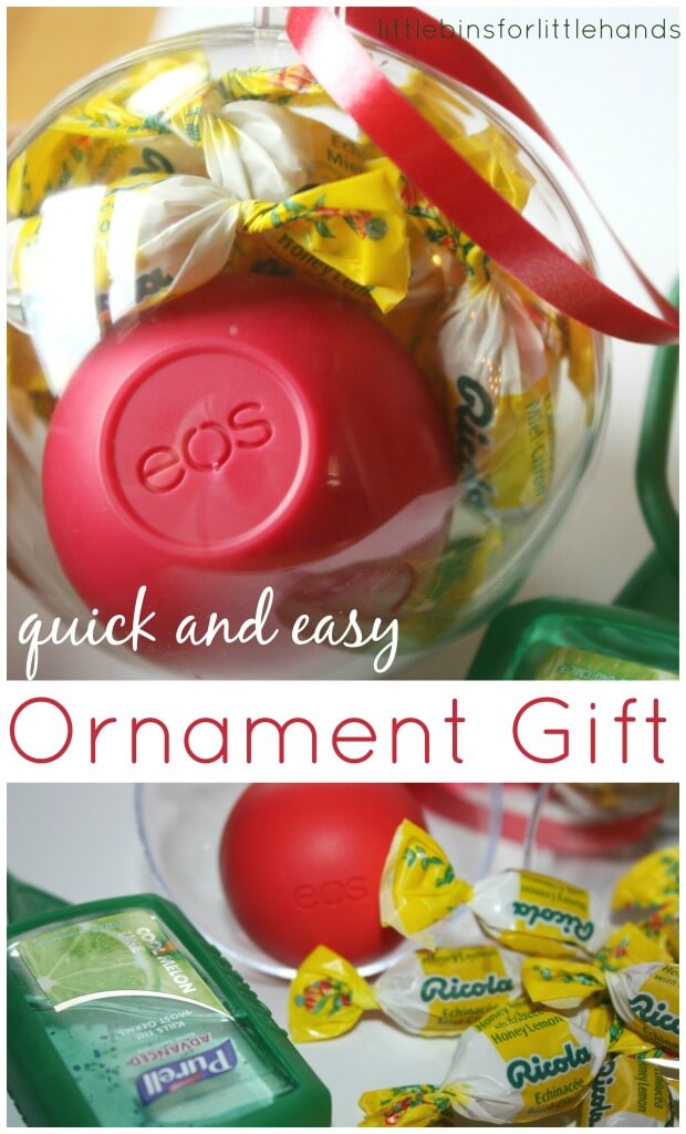 Quick and easy, Inexpensive Teacher Gift eos ornament