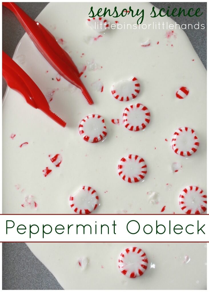 peppermint oobleck sensory science