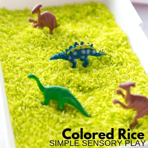 How to Dye Rice