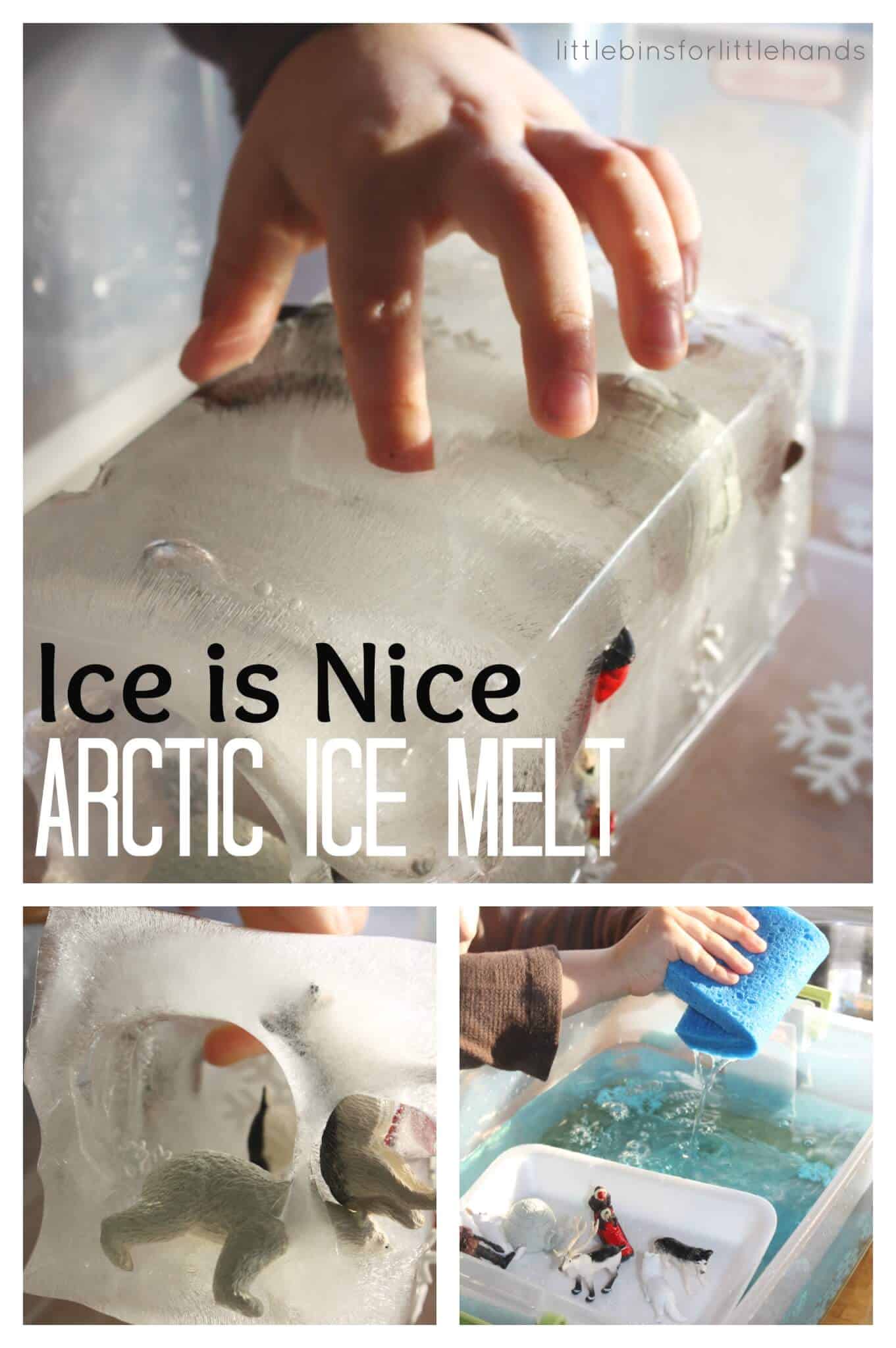 Winter Ice Castle Sensory Bin - Little Bins for Little Hands