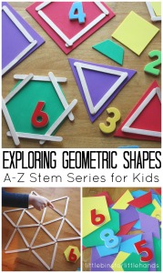 Geometric Shapes Activity STEM activity for kids Math Activity hands On Learning