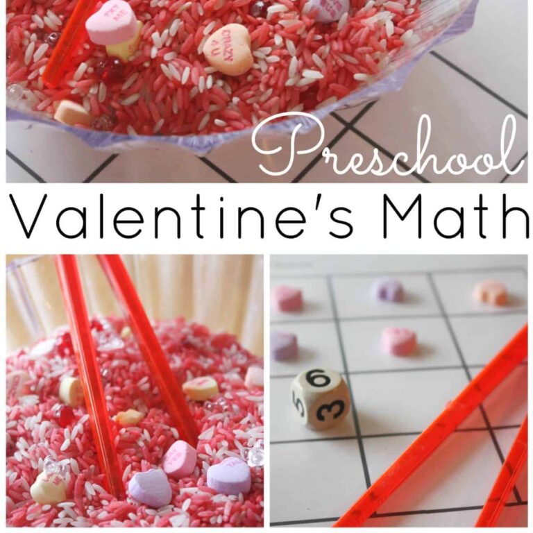 Valentine Math Game For Preschoolers