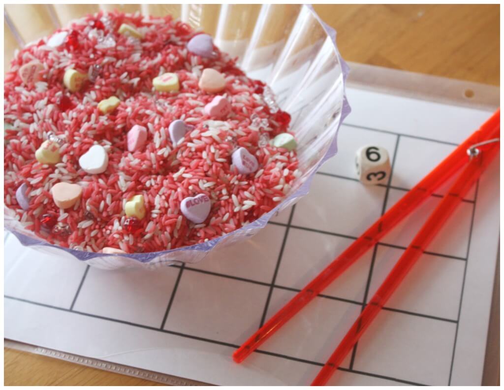Heart Math Game Valentines Preschool Math Activity