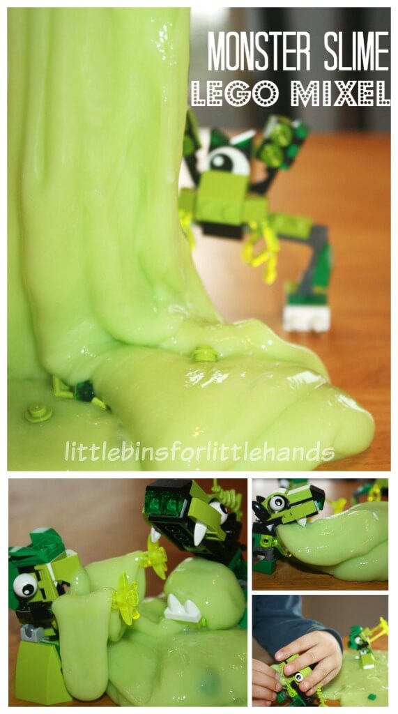 Lego Mixel Moster Slime Homemade slime recipe