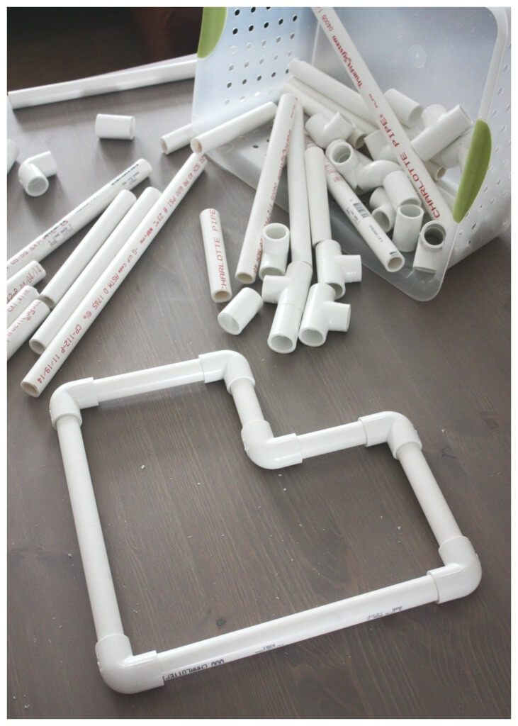 PVC Pipe Heart Building Large Heart