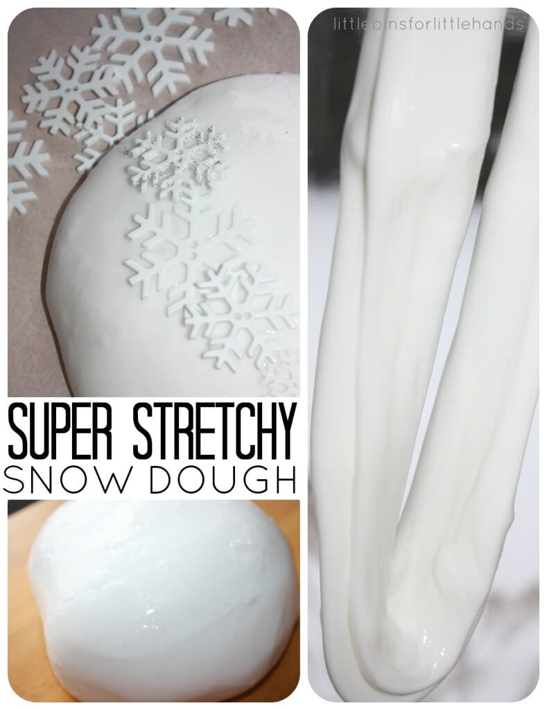 How to Make the Stretchiest, Gooiest Snow Slime