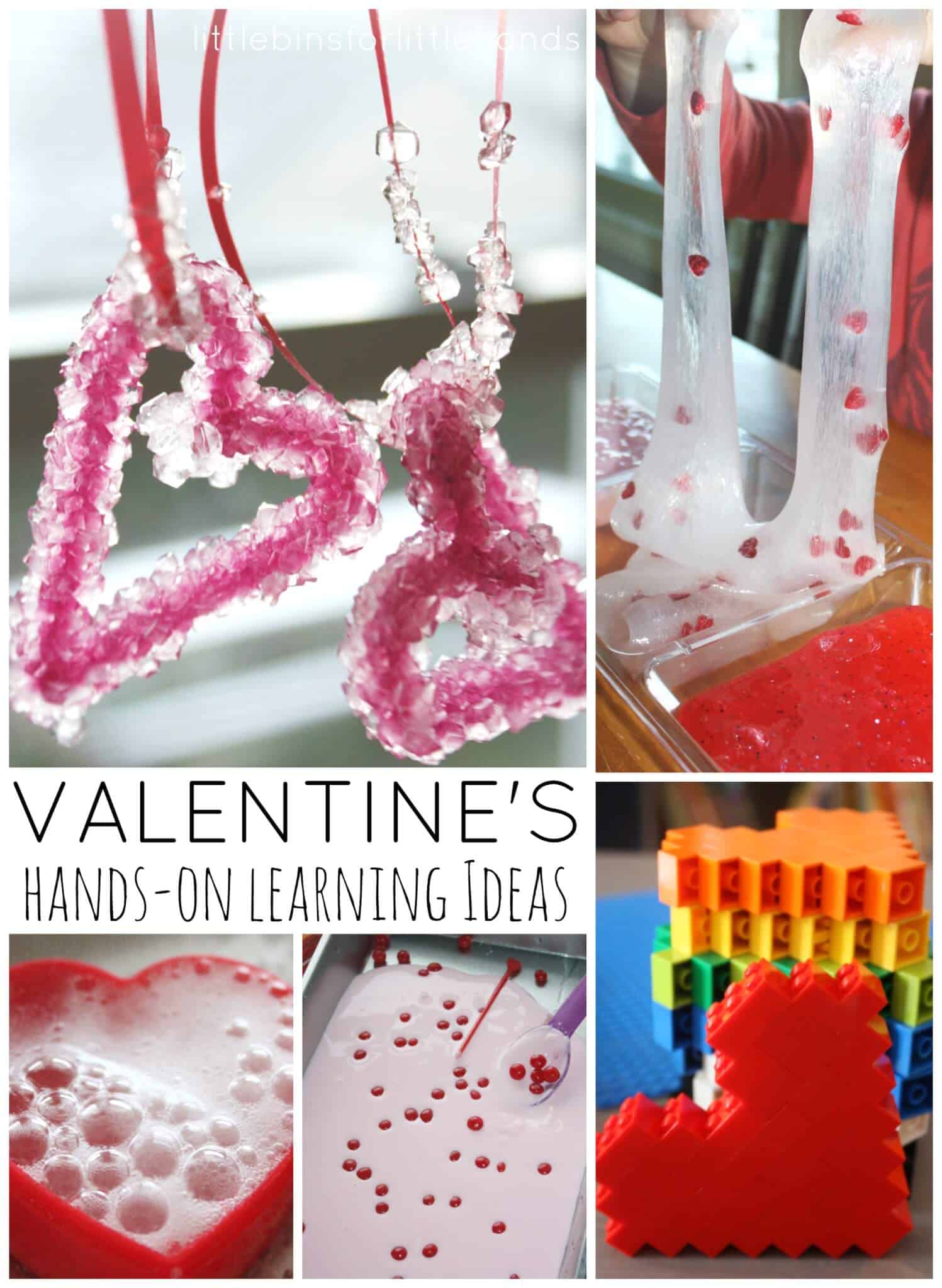 Valentines Day Learning Activities and Science Experiments for Kids