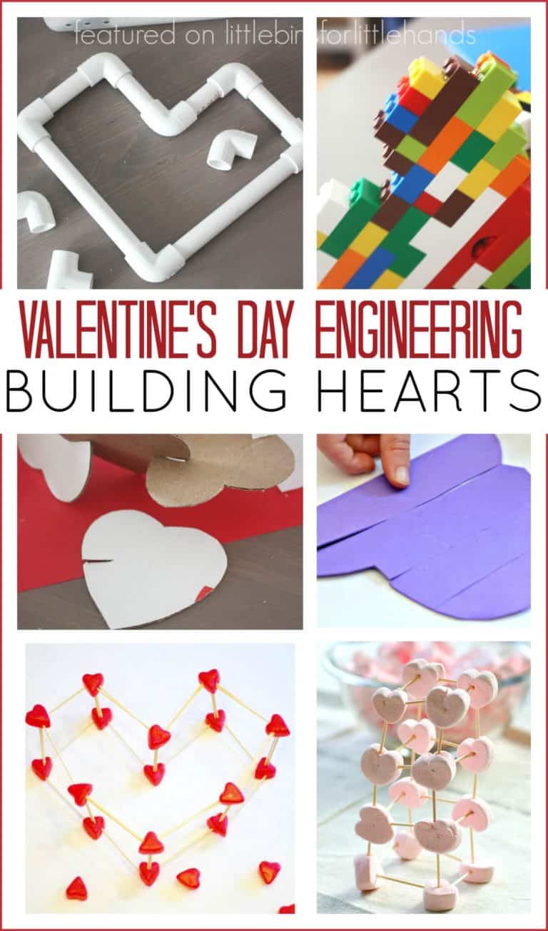 Building Hearts Valentines Day Activities