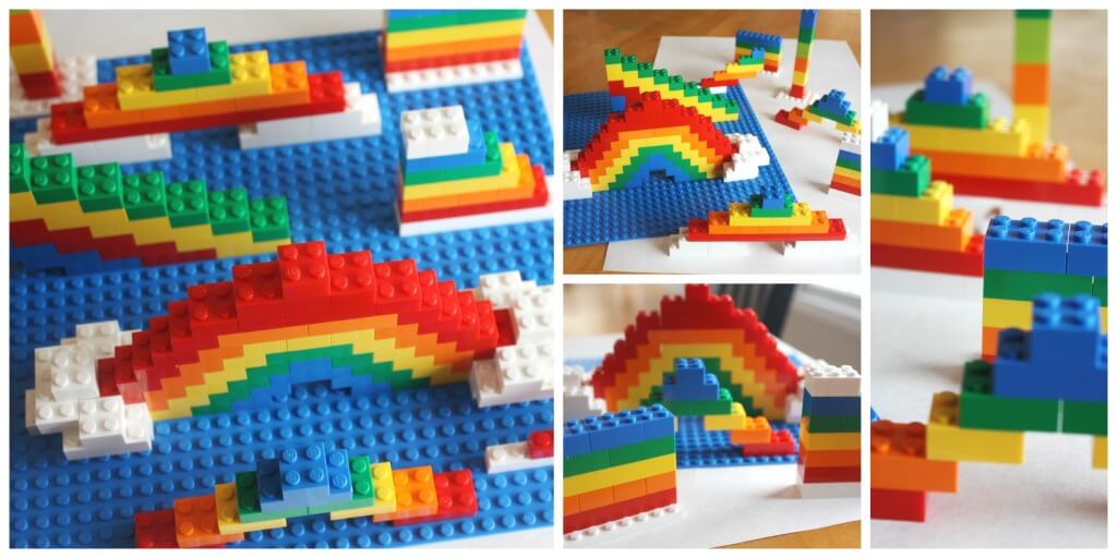 Lego Rainbow Challenge Building Rainbows Activity