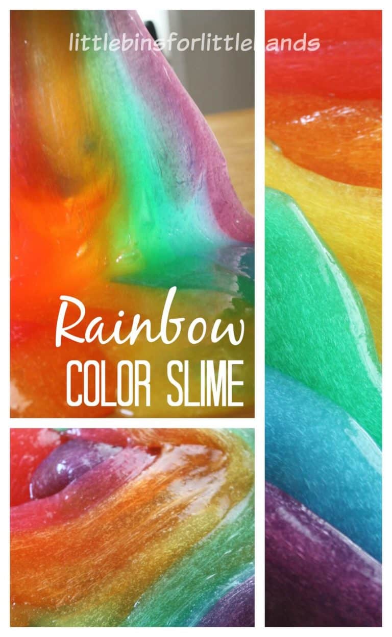 How To Make Colorful Rainbow Slime