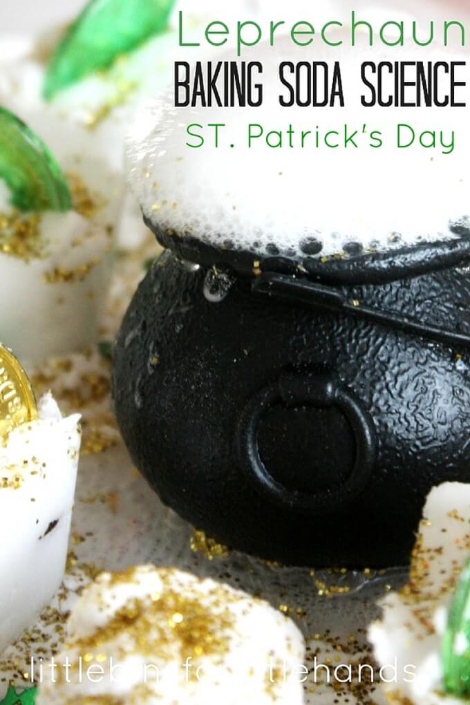 St Patricks Day Baking Soda Science Coin Hunt Activity STEM