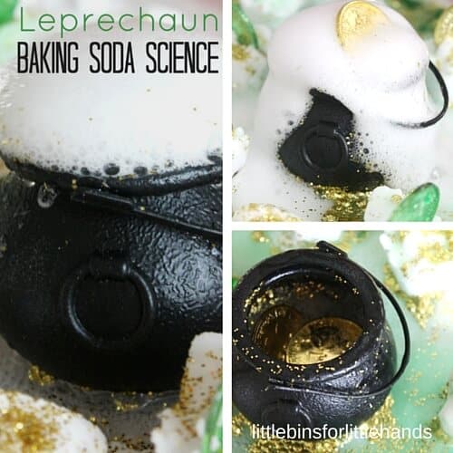 St Patricks Day Baking Soda Science Gold Coins Activity