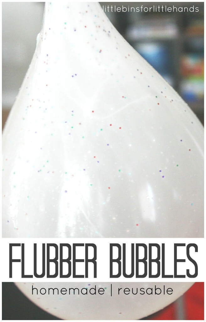 Flubber Bubbles Blowing Reusable Bubbles Homemade Flubber Recipe