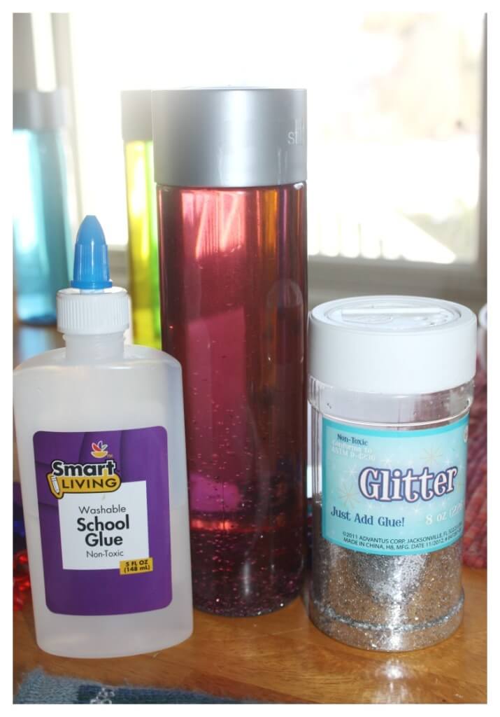 Glitter Bottle Ingredients Inexpensive Clear Glue Glitter Voss Water Bottle