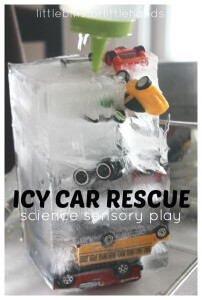 Ice Car Rescue Ice Melt Science Sensory Play