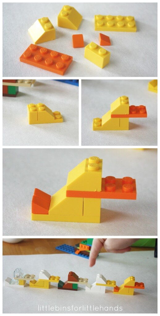 Lego Ducklings Building Steps Lego Ducks Pond Animals