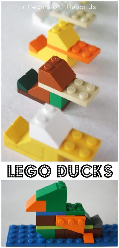 Lego Ducks Lego Ducklings Spring Lego Building Idea