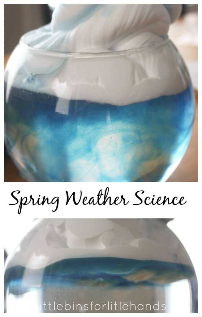 Rain Cloud Spring Science Weather Activity for Kids